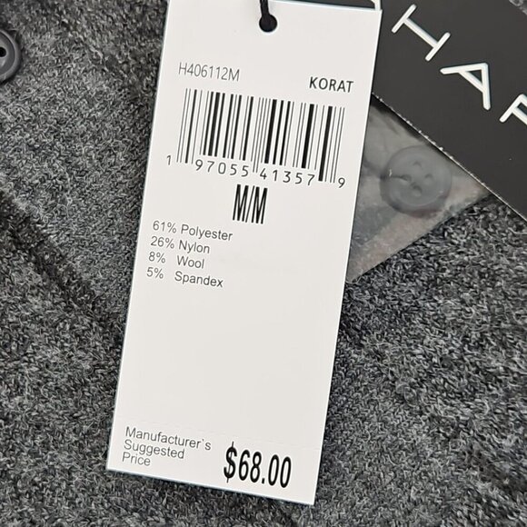 Tahari Wool Blend Sweater Men's Medium Grey Long Sleeve Pullover NWT MSRP $70 - Picture 9 of 16